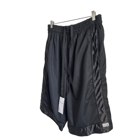 Pro Club Black Heavyweight Mesh Basketball Shorts - Picture 2 of 3